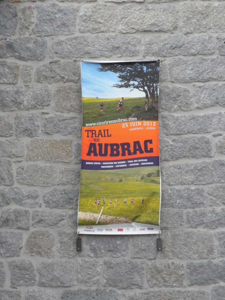 L'affiche de la journée trail en Aubrac